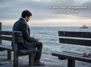 A amor mal correspondido, ausencia y olvido