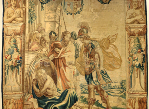 Alejandro Magno y Diógenes de Sinope