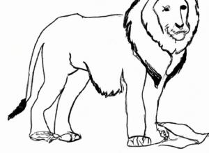 DALL·E 2022-07-30 00.04.41 – A hand drawn sketch of THE GOOD LION KING