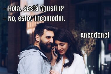 Hola, ¿está Agustín?