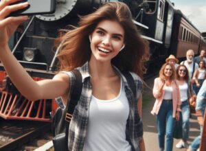 Muere una mujer que intentaba tomarse una selfie con la locomotora de vapor (La Emperatriz)