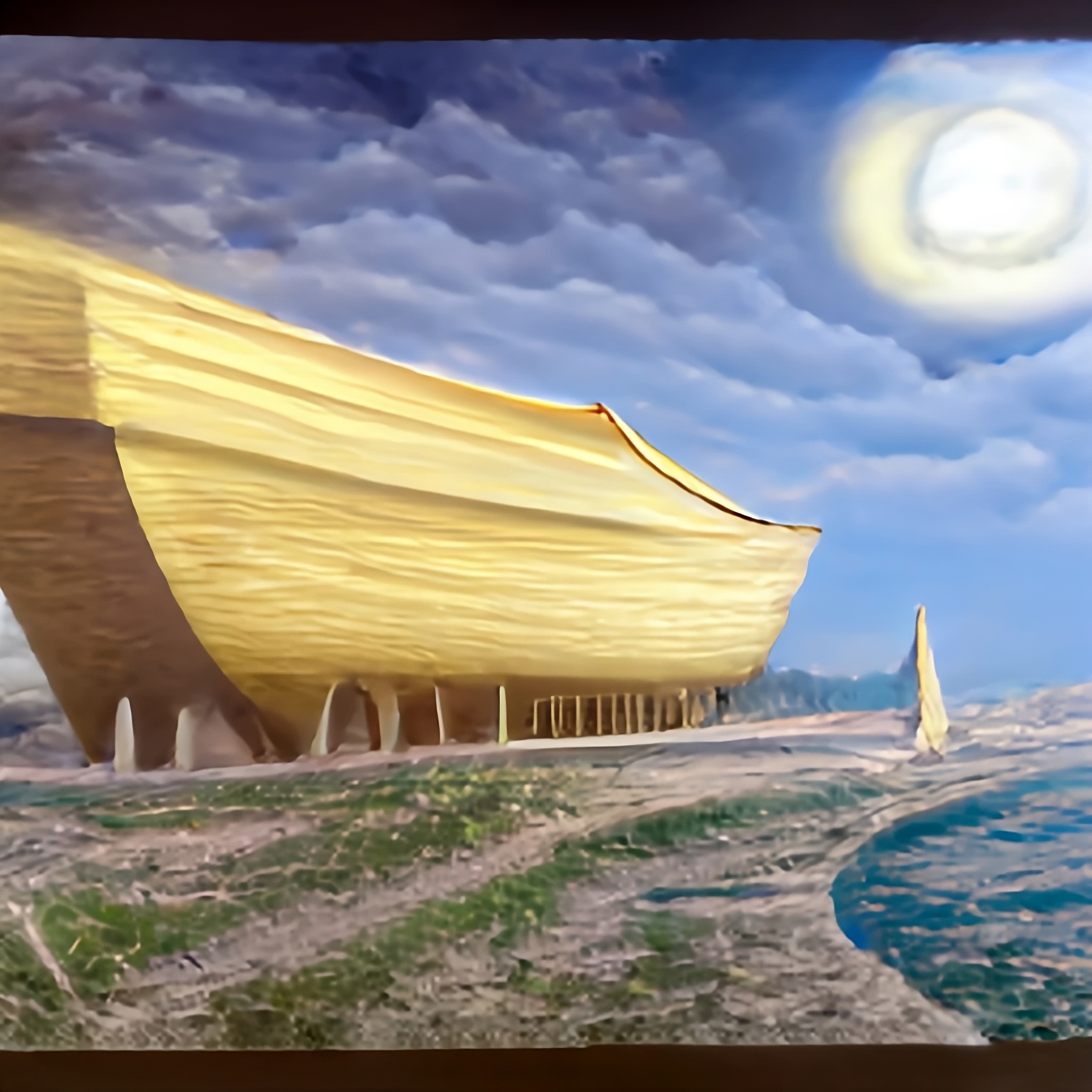 La Obra de Noé: Construyendo el Arca bajo la Mirada de Dios