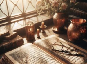 gafas y libro