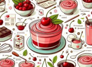 mousse de cereza
